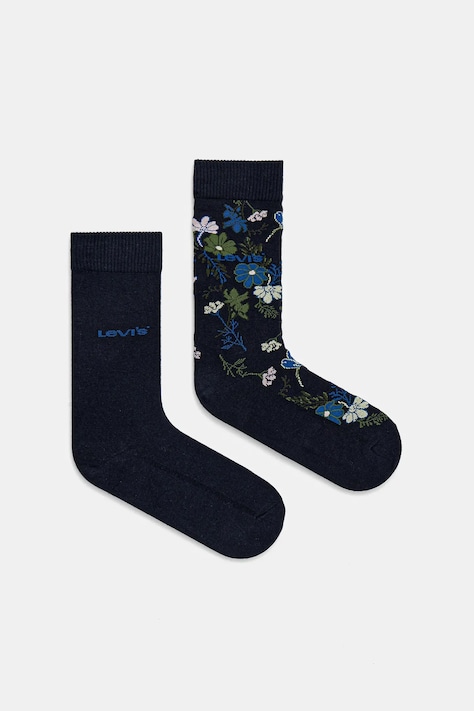 Levi's sosete 2-pack culoarea albastru marin, 37157-1206