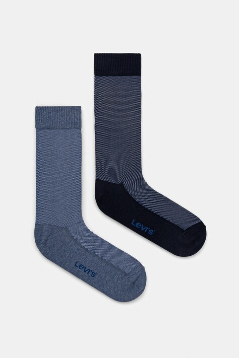 Ponožky Levi's 2-pack tmavomodrá barva, 37157-1210
