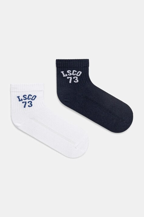 Ponožky Levi's 2-pack tmavomodrá barva, 37157-1220
