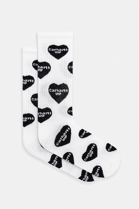 Шкарпетки Carhartt WIP Heart Logo Socks колір білий I034483