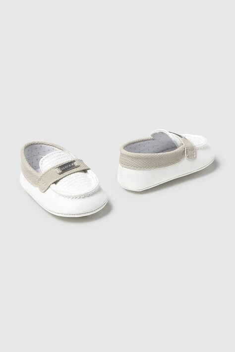Mayoral Newborn pantofi pentru bebelusi culoarea bej, 9892