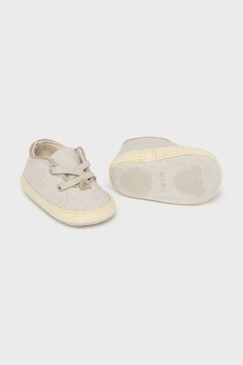 Mayoral Newborn pantofi pentru bebelusi culoarea bej, 9896