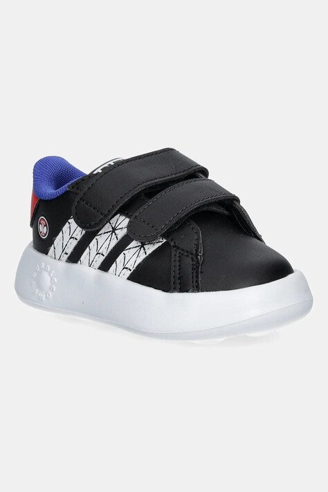 adidas sneakers pentru copii GRAND COURT SPIDER-MAN culoarea negru, JS0743