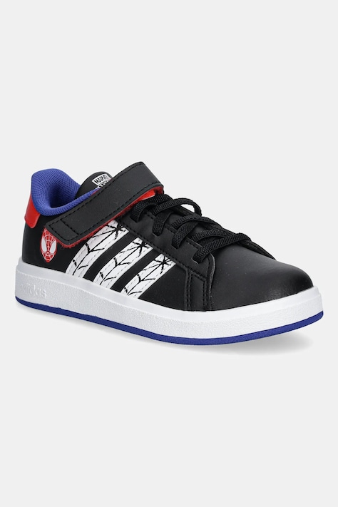 adidas sneakers pentru copii GRAND COURT SPIDER-MAN culoarea negru, JS0742