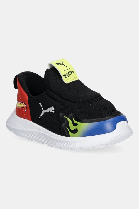 Puma sneakers pentru copii Fun Racer 2 SLIPTECH Hot Wheels culoarea negru, 401410