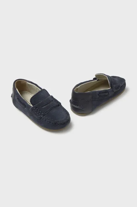 Mayoral mocassini in pelle scamosciata bambino/a colore blu navy 41668