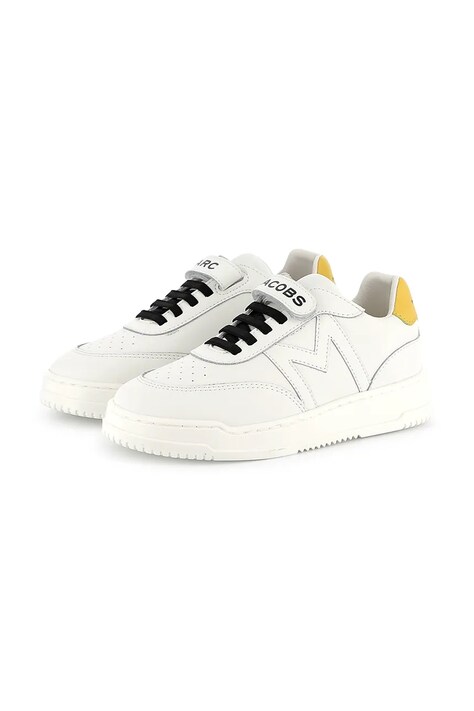Marc Jacobs teniși din piele copii culoarea alb, W60560
