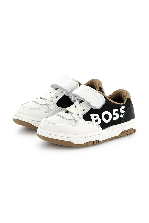 BOSS sneakers pentru copii culoarea alb, J52160