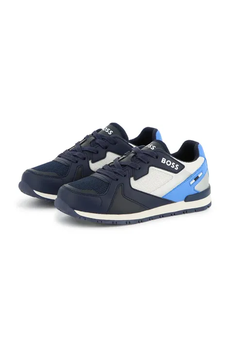 BOSS scarpe da ginnastica per bambini colore blu navy J51646