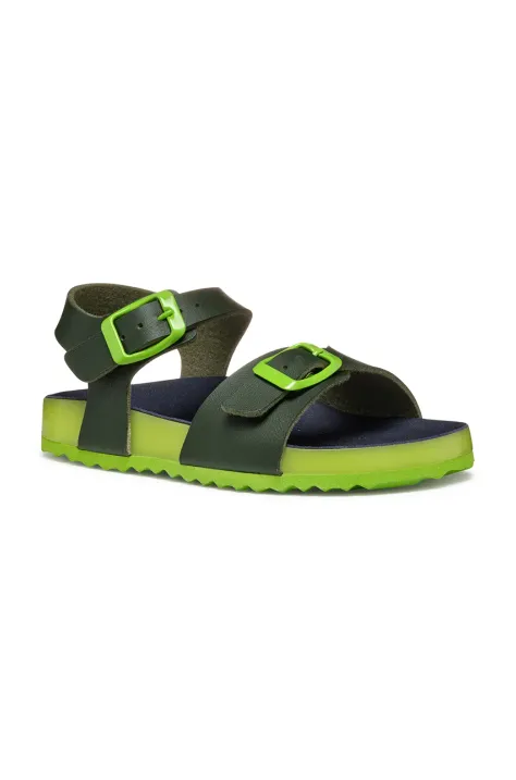 Geox sandale copii GHITA culoarea verde, J558LC.0003W