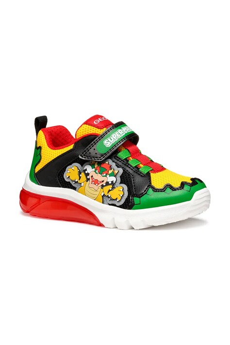 Dětské sneakers boty Geox CIBERDRON žlutá barva, J55LBE.01454