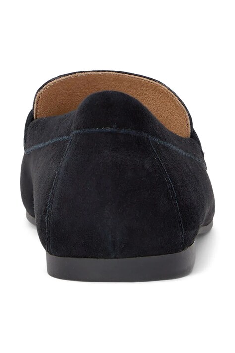 Замшеві мокасини Lauren Ralph Lauren Averi III — SS25-OBD01O, чорний — фото 4