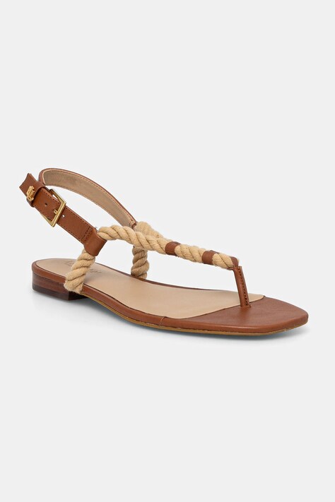 Lauren Ralph Lauren sandale Ntcl Everley femei, culoarea maro, 802959152001