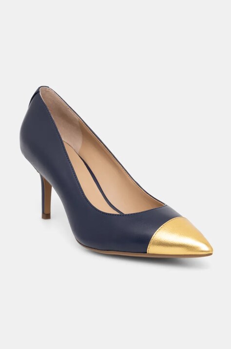 Шкіряні туфлі Lauren Ralph Lauren Lanette Cap3 колір синій 802978206001