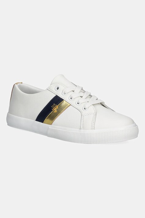 Lauren Ralph Lauren sneakers din piele Janson II culoarea alb, 802942784002