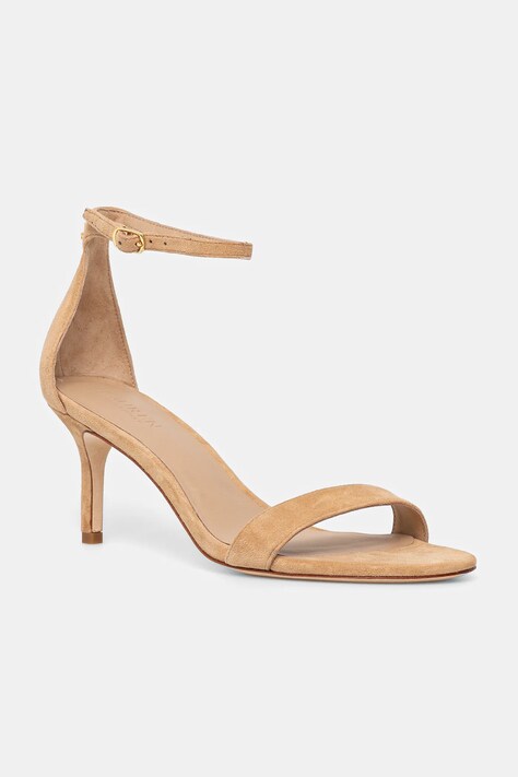 Замшевые сандалии Lauren Ralph Lauren Allie Mid цвет бежевый 802959175004