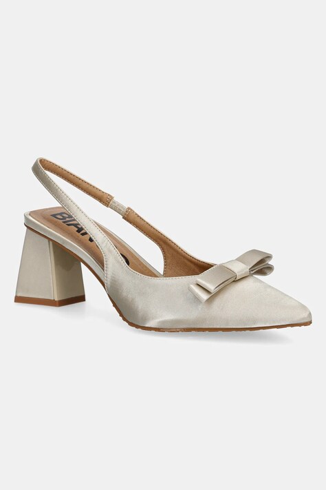 Bianco Pantofi cu toc BIAMARALYN culoarea bej, cu toc drept, cu toc deschis, 11241685