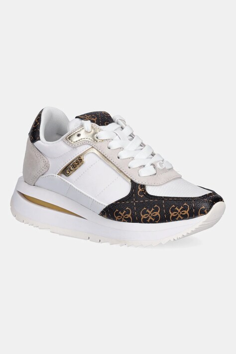 Guess sneakers ENERGY3 femei, culoarea alb, FLPEG3 FAL12