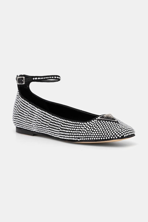 Guess baleriny LEVVISE kolor czarny FLPLVS SAT02