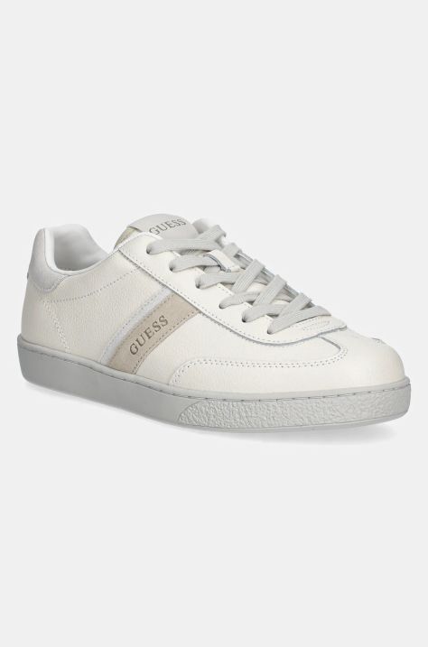 Kožené sneakers boty Guess NOLINAS béžová barva, FLPNOL LEM12