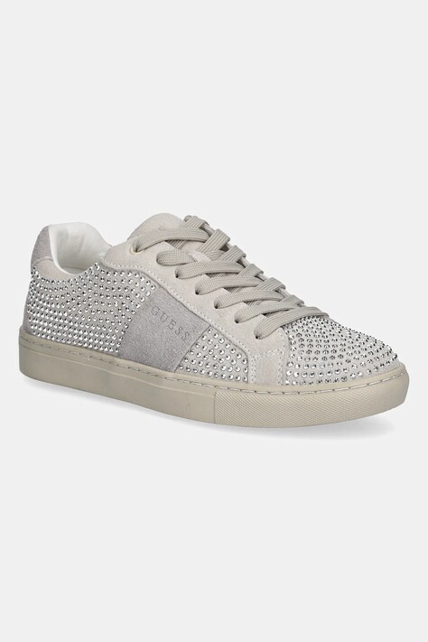 Guess sneakers din piele întoarsă TODA culoarea gri, FLPTOD SUE12