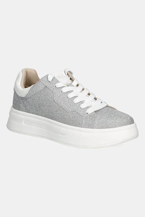 Guess sneakers WINNIE femei, culoarea argintiu, FLPWIN LEL12