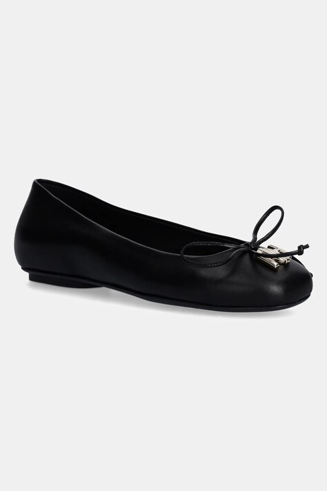 Furla balerini de piele Ballet Ballerina culoarea negru, YJ00BAL X30000 O6000