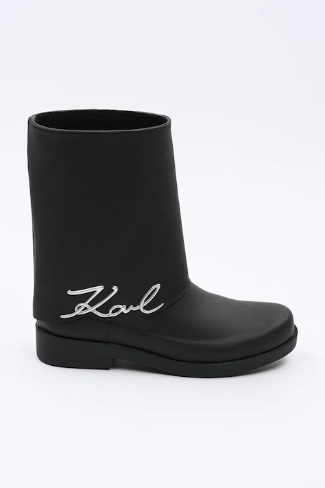 Holínky Karl Lagerfeld KALOSH dámské, černá barva, KL47064
