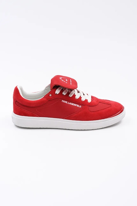 Karl Lagerfeld sneakersy skórzane ATLAS kolor czerwony KL63820