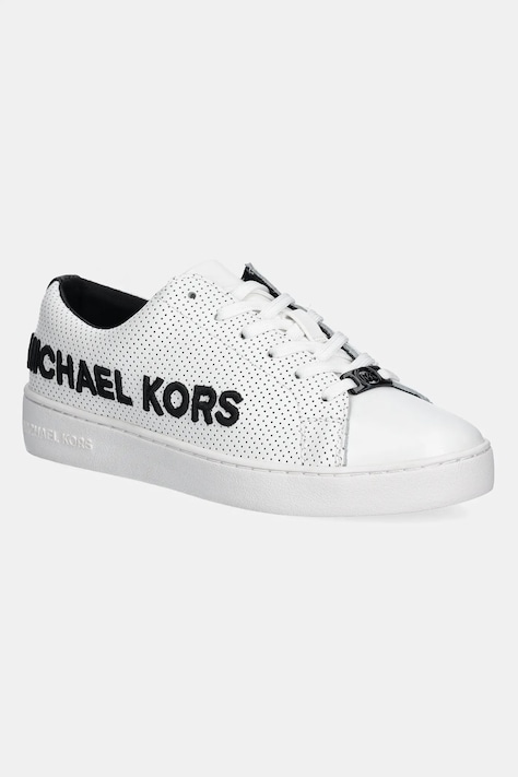 Шкіряні кросівки MICHAEL Michael Kors Keaton колір білий 43R5KEFS1L.001