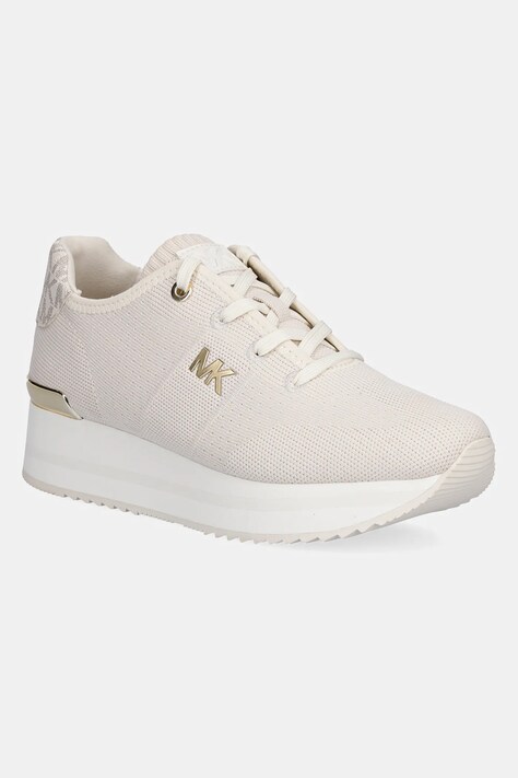 MICHAEL Michael Kors sneakers Monique culoarea bej, 43F2MQFSAD.141
