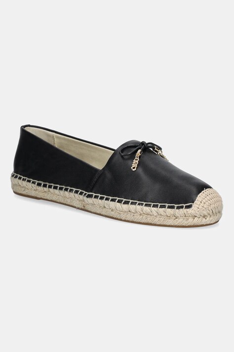 MICHAEL Michael Kors espadrile de piele Nori culoarea negru, 40R4NRFP1L.001