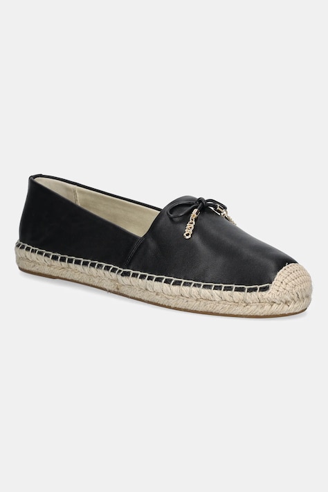 MICHAEL Michael Kors espadrile de piele Nori culoarea negru, 40R4NRFP1L.001