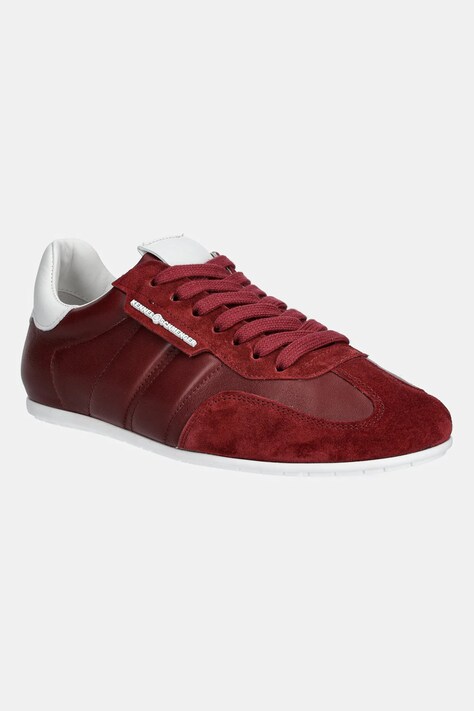 Kožené sneakers boty Kennel & Schmenger Drop vínová barva, 51-15310