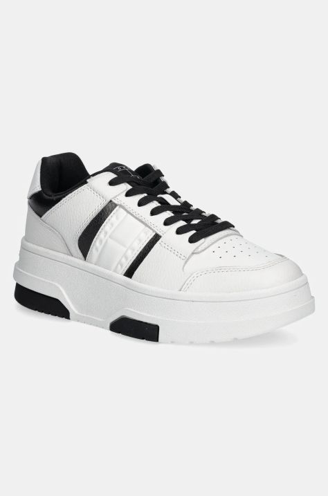 Tommy Jeans sportcipő THE BROOKLYN FLATFORM fekete, EN0EN02702