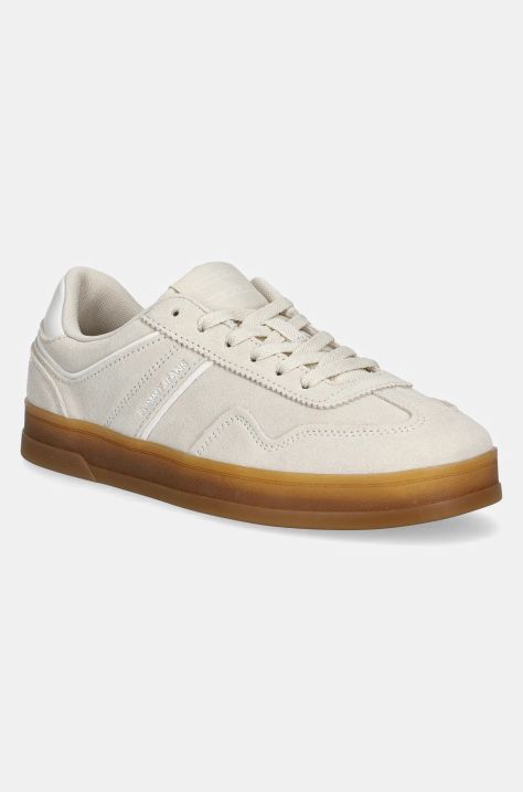 Tommy Jeans sneakers din piele intoarsă THE GREENWICH SUEDE culoarea bej, EN0EN02696