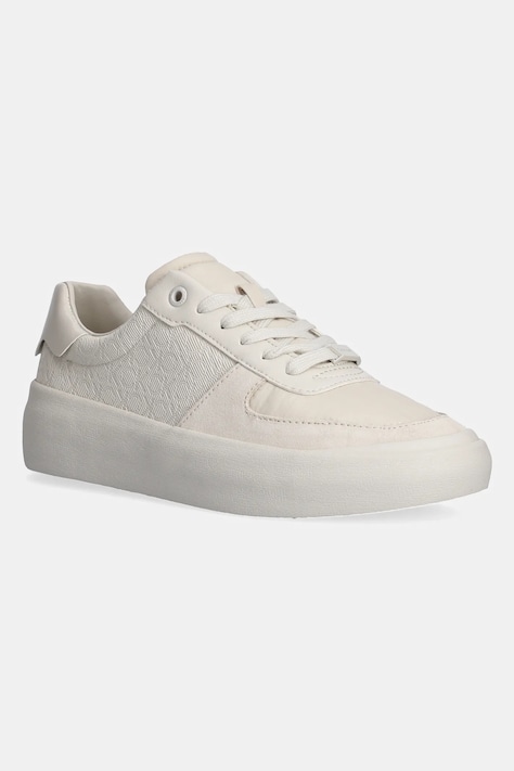 Кроссовки Calvin Klein VULC LACE UP - MONO цвет бежевый HW0HW02293
