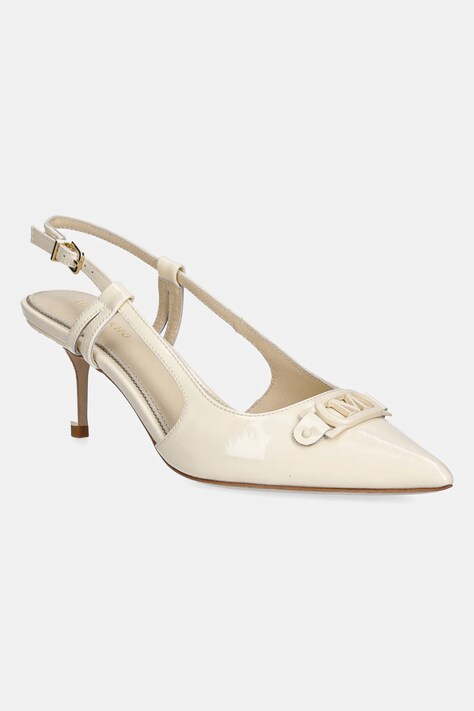 Kožené lodičky Marciano Guess béžová barva, 5RGZ15 7287A