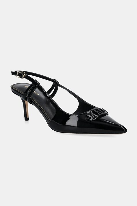 Kožené lodičky Marciano Guess černá barva, 5RGZ15 7287A