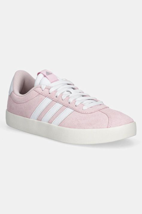 adidas sneakers in camoscio Vl Court 3.0 colore rosa JP5325