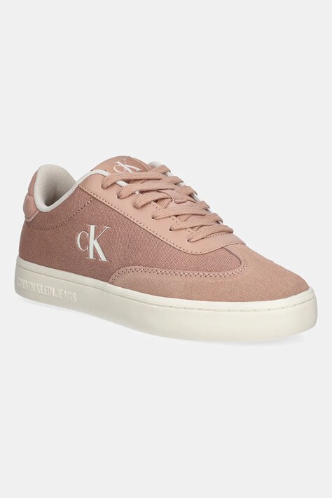 Sneakers boty Calvin Klein Jeans CLASSIC CUPSOLE LOW MIX MG WN růžová barva, YW0YW01636