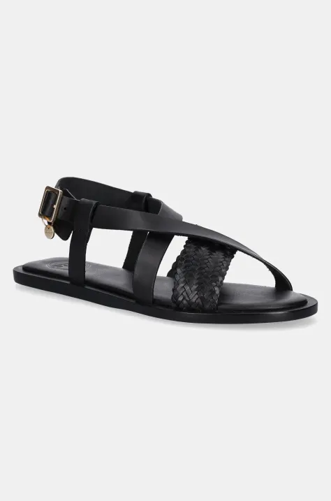 Кожени сандали Gant Sunlaz в черно 30561910.G00