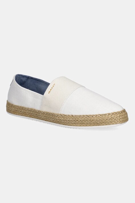 Espadrilky Gant Raffiaville bílá barva, 30568943.G29