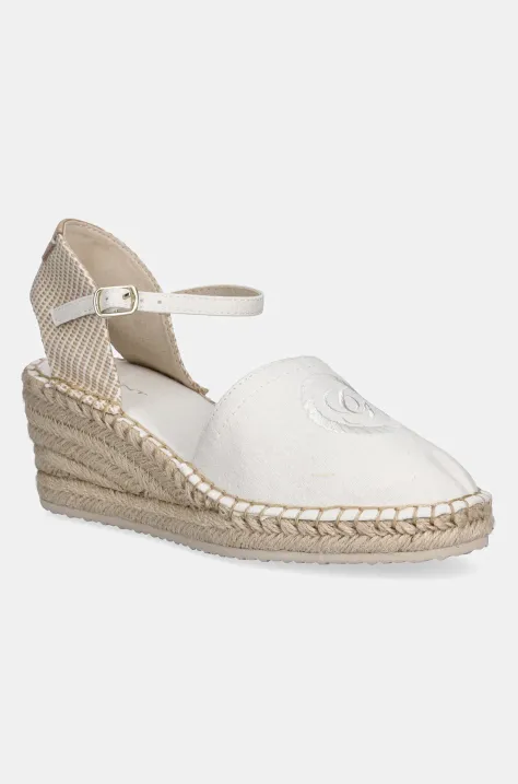 Gant espadryle Luliza kolor beżowy na koturnie 30569947.G20