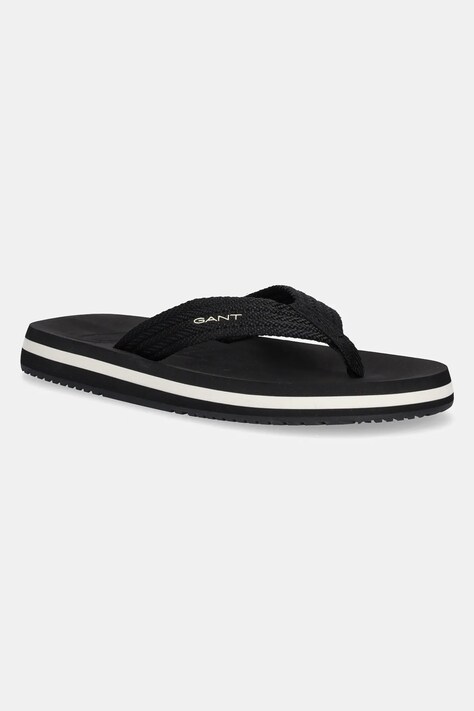 Gant slapi Sunheaven femei, culoarea negru, cu toc plat, 30599909.G00