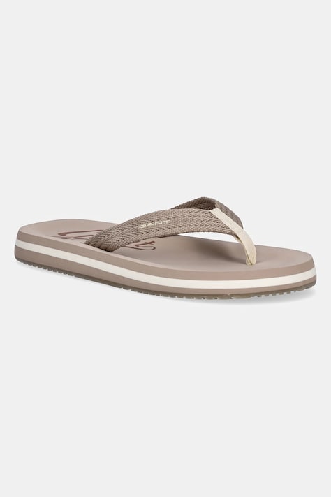Gant slapi Sunheaven femei, culoarea bej, cu toc plat, 30599909.G24