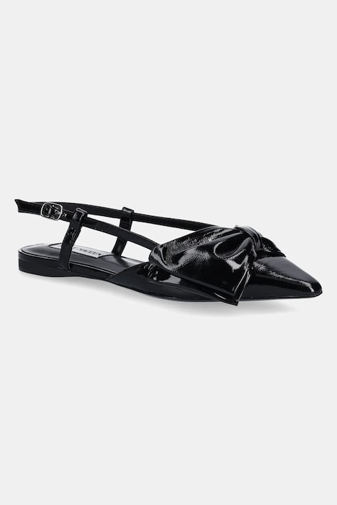 Steve Madden balerini de piele Dazzled culoarea negru, cu toc deschis, SM11003531