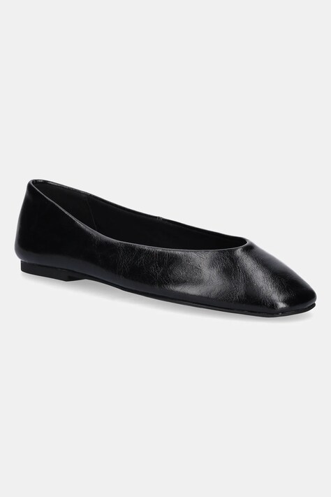 Steve Madden balerini de piele Darts culoarea negru, SM11003624