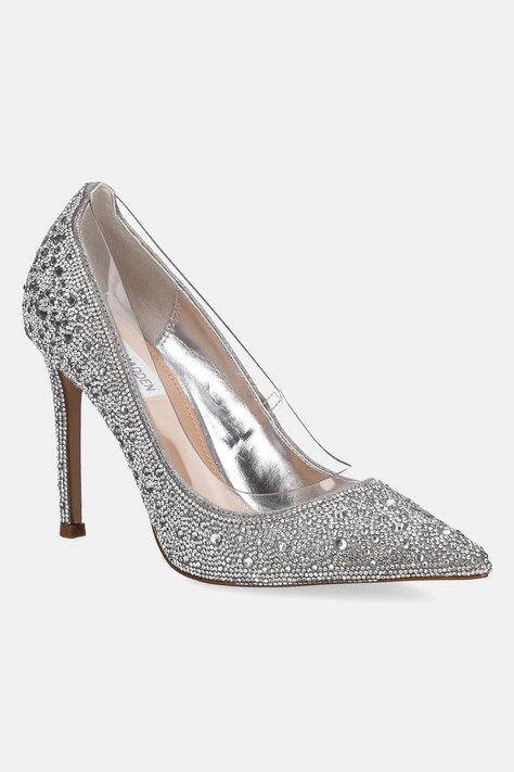 Steve Madden pantofi cu toc Lineup-R culoarea argintiu, SM11003635