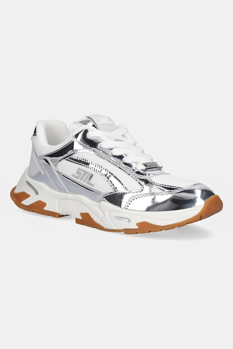 Sneakers boty Steve Madden Sneak Peak-E stříbrná barva, SM19000129
